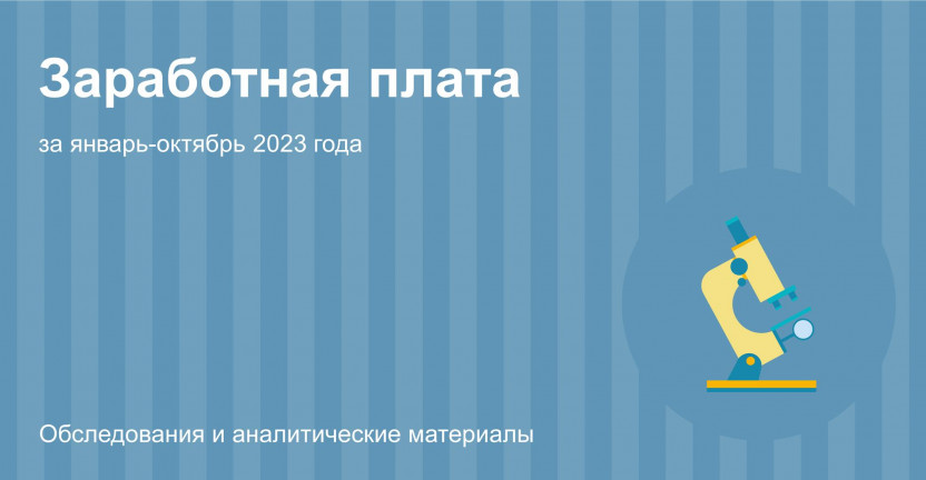 О заработной плате в организациях Костромской области за январь-октябрь 2023 года